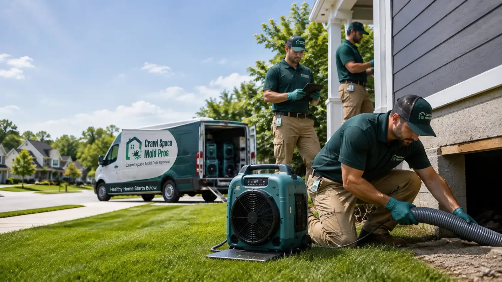 Crawl Space Mold Removal in Roaring Spring, PA